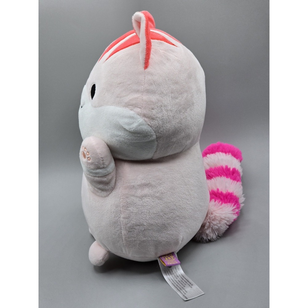 Honeymaru KitCat Mochi Kawaii Pink Kitty Cat Plush Anime Furry Striped Tail 11" - Picture 3 of 10